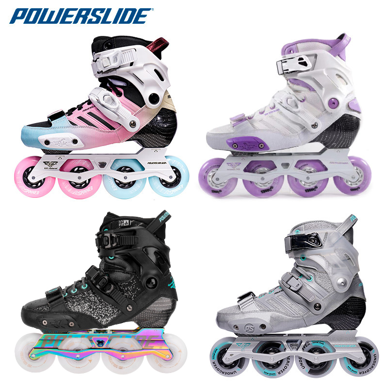 Frozen Fish Roller Skates Powerslide Evo Roller Skates Powerslide Carbon Fiber Freestyle Skates Roller Skates for Adults Men and Women