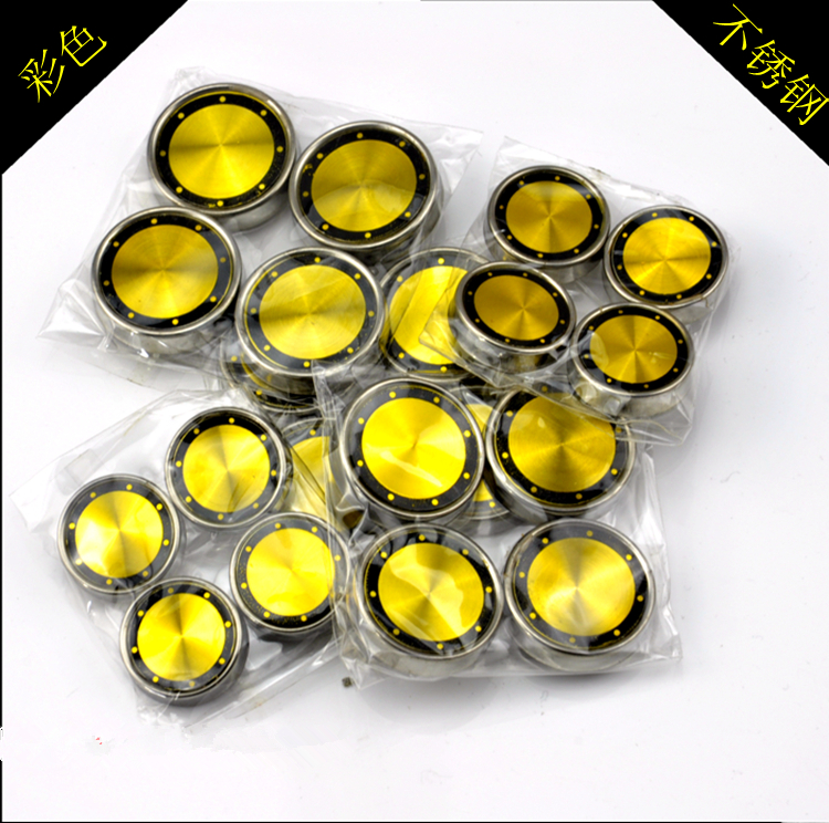 Delle Cotte glass tool glass mirror nail-colored 16-25mm glass nail glass mirror button DLKT