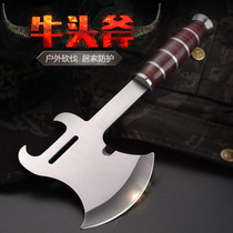 Outdoor ax fire ax bone chopping ax knife camping logging multi-functional hand ax portable car rescue ax