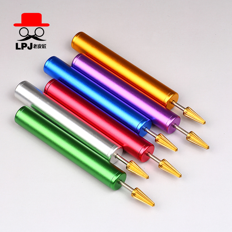 Side Oil Pen Diy Side Oil Gods Leather leather seal edge Color metal leather edge Processing tool pure copper side oil pen
