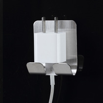 Plug Hook Free of perforated power cord Contained Adhesive Hook Plug Bracket Wall-mounted Adhesive Powerful Plug Holder