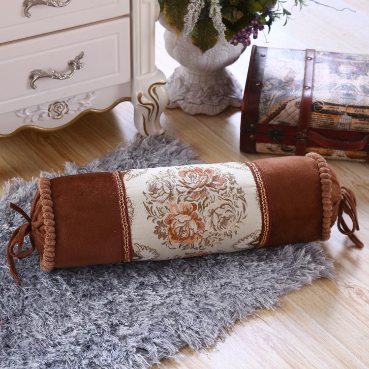 Candy Strip Cylindrical Pillowcase Leaning Pillow Care Waist Sofa Hard Holding Pillow Cervical Spine Pillow Beauty Salon
