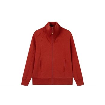 361 Degrees Women's High-Neck Zip-Up Sweatshirt New 2025 Spring Knitted Sports Jacket Training Casual Outerwear Trend