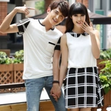 Парная одежда для влюбленных, весенняя юбка, летняя одежда, короткий рукав