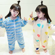 0 flannel 2 trẻ em Xiêm chống đá là 5 bộ đồ ngủ đôi dày mùa thu nam và nữ 4 em bé 1 dịch vụ tại nhà 3