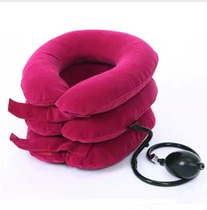 Portable neck holder for domestic inflatable type full suede retractors for cervical spine retractors 