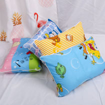 Cotton baby pillow children children pillow cartoon 3-9 years old kindergarten neck shape send cotton pillow case