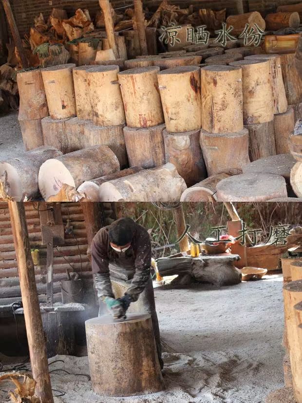 Gỗ rắn trụ gỗ lớn tấm khung gỗ gốc khắc cơ sở bàn trà chân bán nguyệt bằng gỗ cơ sở tròn gỗ gốc cây - Các món ăn khao khát gốc ghế gốc cây đẹp