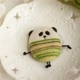 Vòng tròn gỗ len cảm thấy poking nhạc chất liệu kit fox panda puppy hươu cao cổ con chim trâm pin DIY handmade - Trâm cài