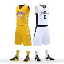 Basketball uniform City version Lakers 23 James Jersey Leonard 24 Kobe uniform student suit male