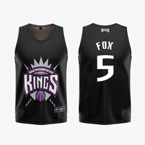 Basketball uniform single coat male king 5 Fox Jersey sports quick-dry training vest bf wind loose
