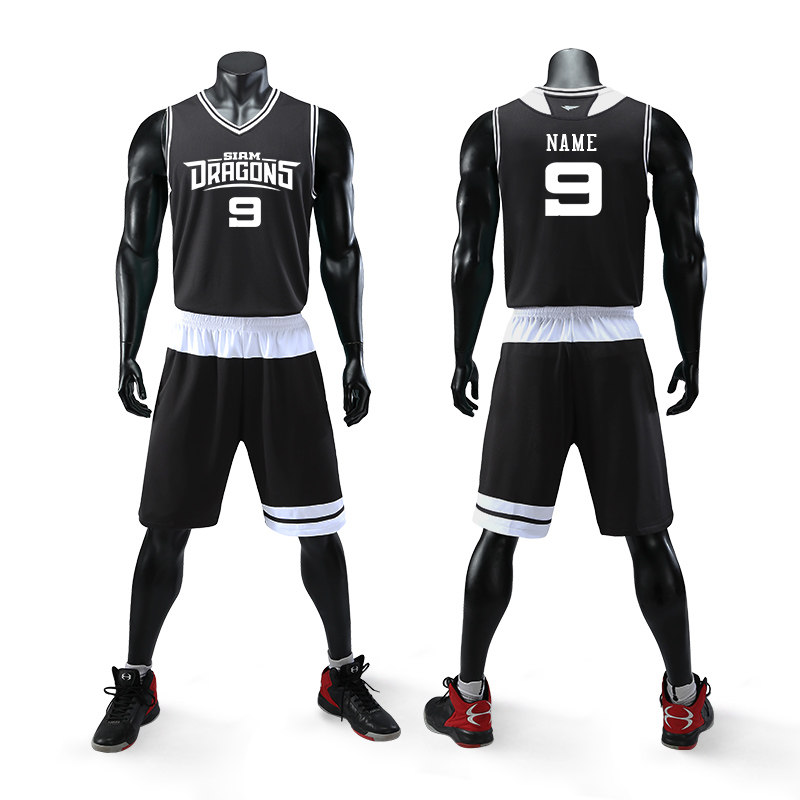 Basketball Suit Suit Men's Breathable Jersey Custom College Basketball Game Team Uniforms Teenagers Training Vest Imprint