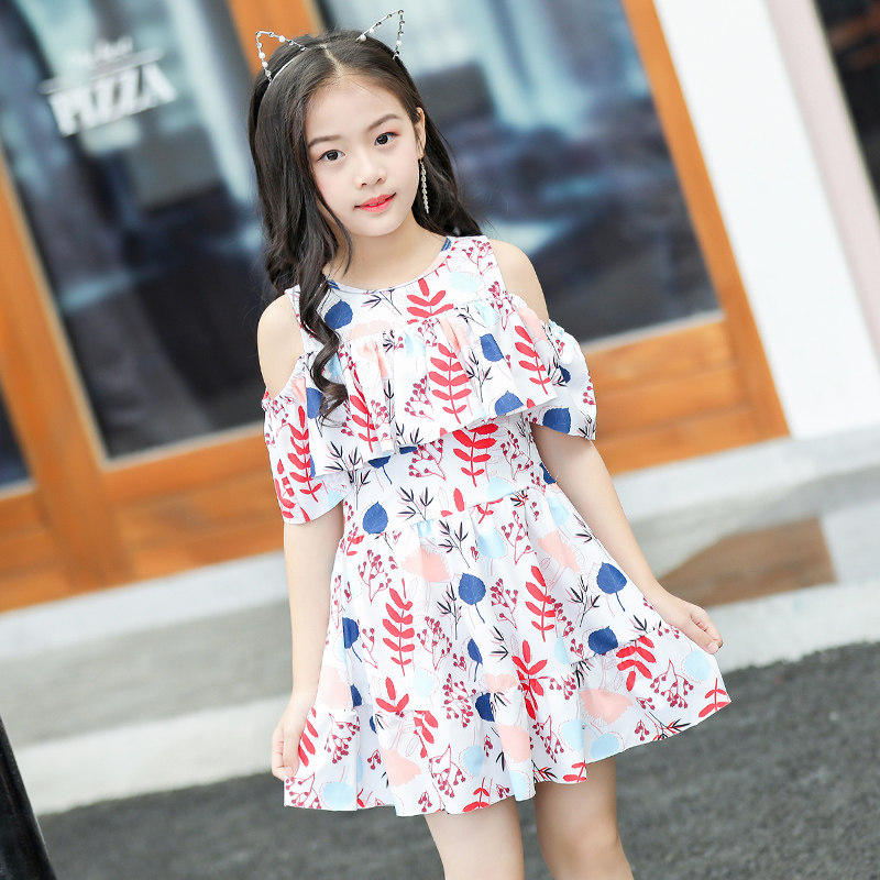 Children's swimwear girl swimwear CUHK Girl girl swimsuit swimsuit princess cute even body dress Korean fashion