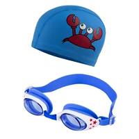 Краб + синие плавательные очки