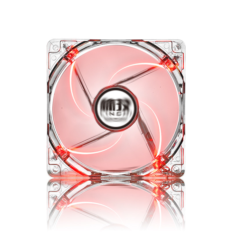 Lin Technology 12CM Main Shell Fan Desktop Computer Cooling Fan led Blue Light Red Silent Fan Cooling Fan