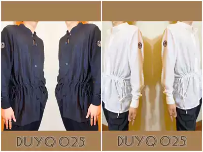 SOFTCHEN DUYQ2020 men's Latin dance practice uniform waist lace drawstring stand collar waist style 025