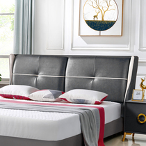 Light luxury headboard Soft package technology cloth headboard 1 8 meters Simple modern single buy headboard Solid wood floor backrest