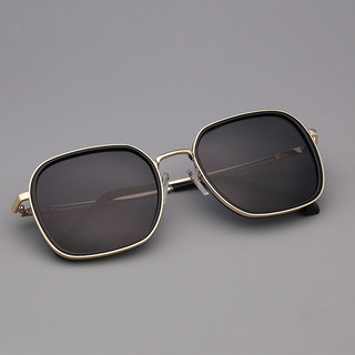 Sunglasses for Women, Anti-Uv Polarized, New Style, Square Frame, Metal Coil, Driving and Vacation Glasses, Sunglasses for Women