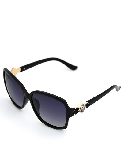 Sunglasses for Women, Korean Style Trendy Sunglasses for Women, Anti-Uv, Square, Large Rhinestones, Polarized for Driving, Tr90 Anti-Sunburn