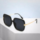 Sunglasses for women, anti-UV polarized 2025 new style, large face square frame, fashionable ladies driving glasses, sunglasses for women, trendy