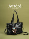 Auudre Simple Retro Commuter Large-Capacity Single-Shoulder Underarm Bag for Women 2026 New Summer Crossbody Tote Bag