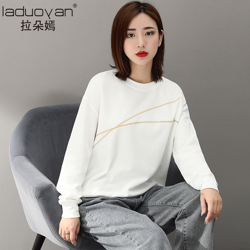 Women's clothing foreign pie minus age not even cap round collar 2022 Spring loaded with new middle-aged blouse long sleeve thin spring and autumn clothes