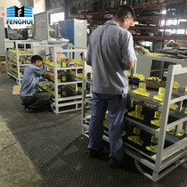 Auto parts turnover rack material car rack turnover box custom metal can be superimposed workshop storage adjustment
