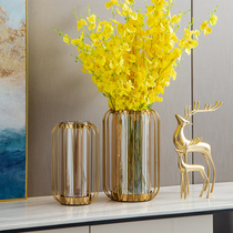 Nordic light luxury dried flower decoration Vase ornaments model room home living room table TV cabinet creative modern simplicity