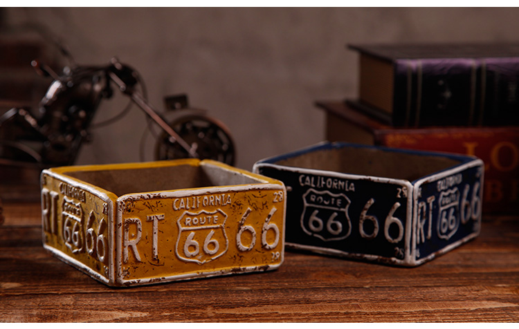 Mỹ retro văn phòng sáng tạo quán cà phê trang trí nội thất gạt tàn trang trí phòng khách đồ nội thất phòng khách nhà cấp 4