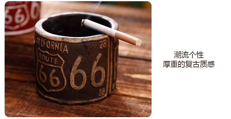 Mỹ retro văn phòng sáng tạo quán cà phê trang trí nội thất gạt tàn trang trí phòng khách đồ nội thất phòng khách nhà cấp 4