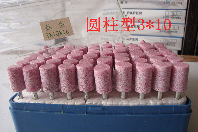 Small grinding wheel grinding head Taiwan Paodia ceramic grinding wheel power tool fire stone paparazzi (cylindrical 3mm * 10mm)