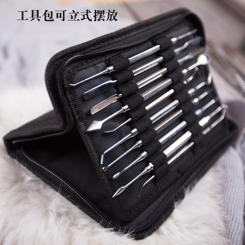 High quality German steel clay knife American Earth tool model stainless steel sculpture knife new set of package