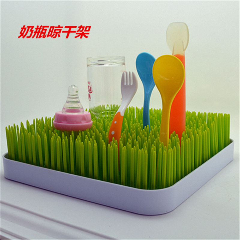 Baby bottle flower shelf drain drying drying rack baby tableware finishing bracket lawn storage box