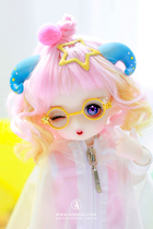 (Aimerai) WIGST07 (bjd wig powder yellow ball head) 7-8 big six points four points BJD