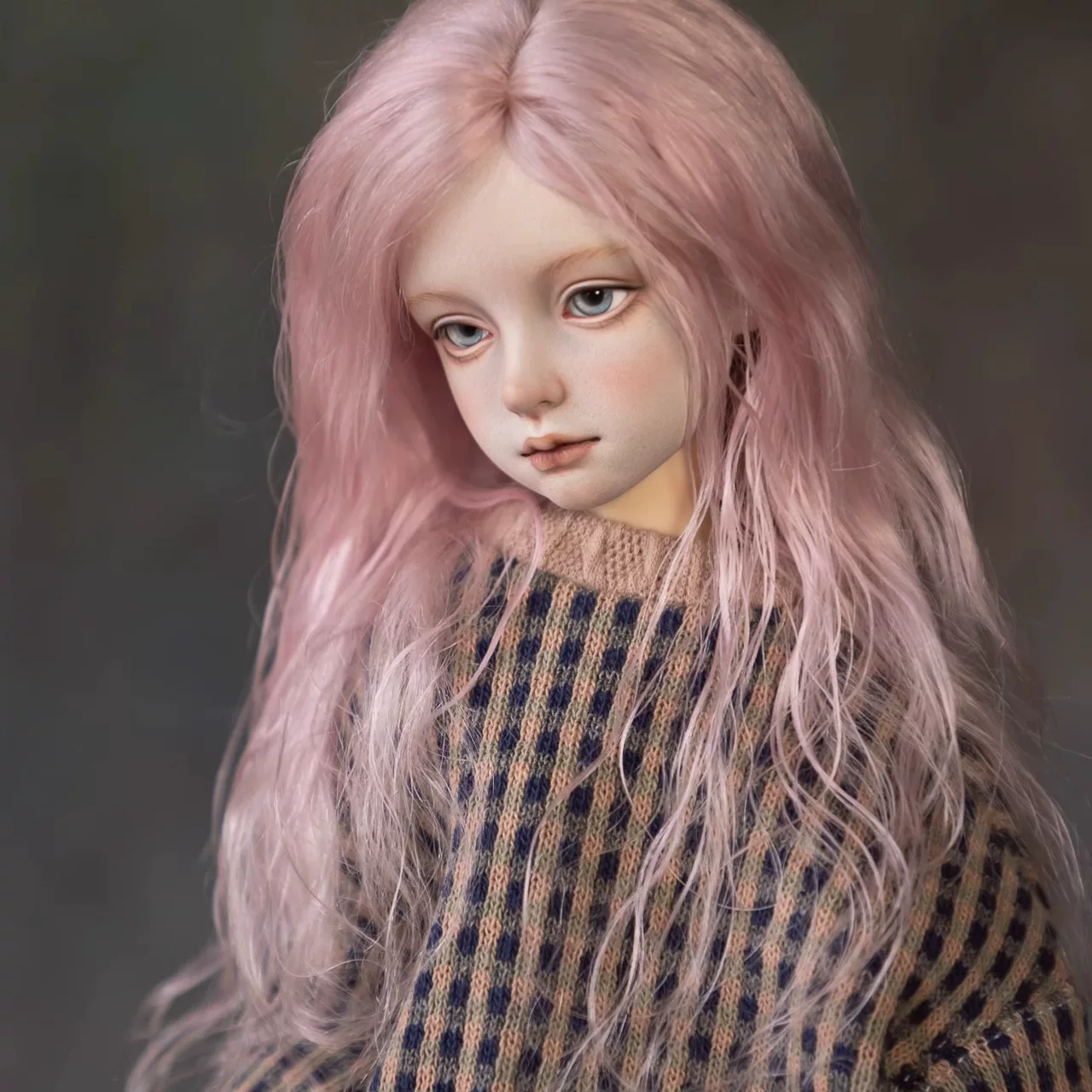 [Dollyplanet] BJD/SD/4 точки Malaysia Hai Hair/Wool Wigmail Simulation Scalp в кожу головы