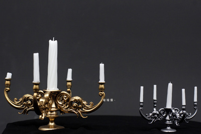 taobao agent [Yuyu sauce] 6 points BJD/small cloth Blythe European classical 5 -headed candlestick/candle prop