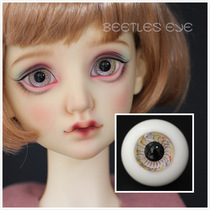 (Beetles)BJD SD doll handmade glass eye bead BD-02N clear Rainbow