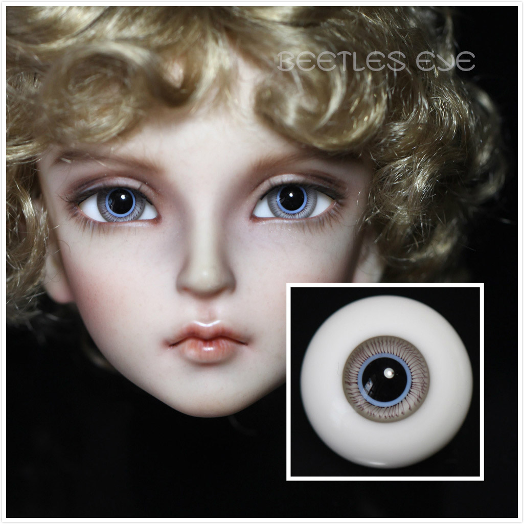 (Dolly Planet)BJD SD Uncle BABY with handmade glass eyes Light blue outer ring pupil S-09