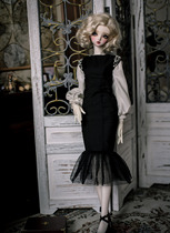 (Yu Yu Sauce) BJD SD MSD 3 points 4 points baby clothes black fishtail skirt dress-display only
