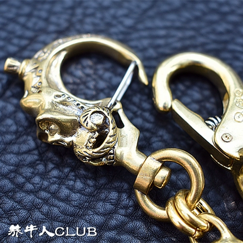 YNR производит чистые медные альпийские скелетные брюки цепь японская толстая локомотив мужские брюки цепь богатство ткани Бесплатная доставка