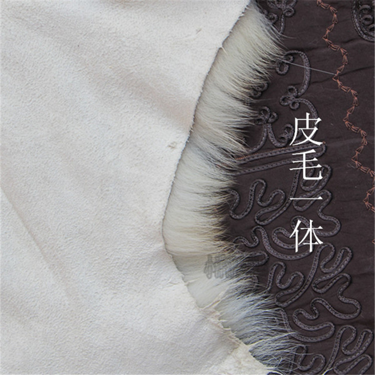 Mùa thu và mùa đông lông một người đàn ông trung niên da len vest dày cotton vest vai cha già tải xuống vest ao ba lo nam
