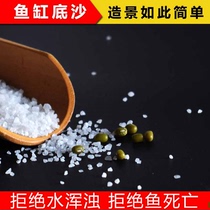 White sand fine sand fish tank sand aquatic landscaping bottom sand quartz sand natural sea sand plant planting sand experimental quartz sand