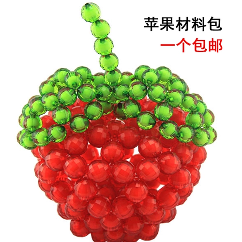 Apple, бусины ручной работы с бусинами, рождественский набор материалов, защитный амулет, DIY, подарок на день рождения