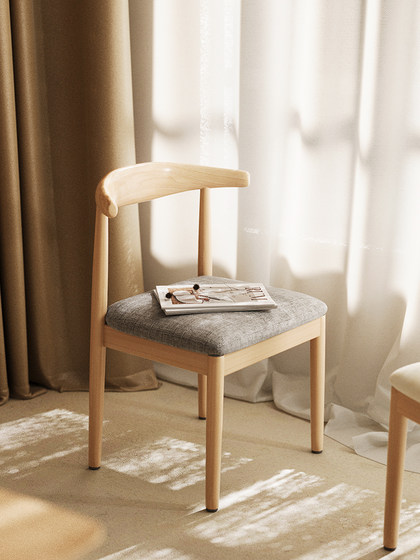 餐椅家用椅子餐桌椅现代简约仿实木牛角椅铁艺餐厅凳子靠背书桌椅