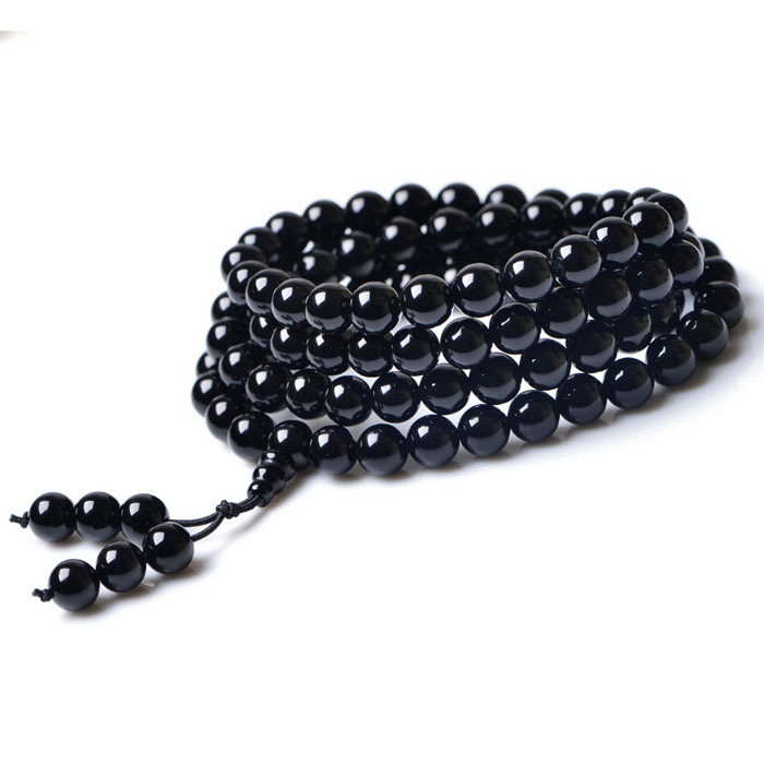 Natural Black Agate Bracelet, Black Agate Bracelet, Black Agate 108 Multi-Circle Bracelet, Black Agate Sweater Chain Natural Black Agate Bracelet, Black Agate Bracelet, Black Agate 108 Multi-Circle Bracelet, Black Agate Sweater Chain