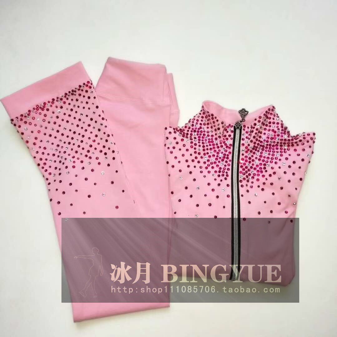 Figure Skating Suit Adult Female Figure Skating Pants Breathable Children High Play Blouse Pants Suit