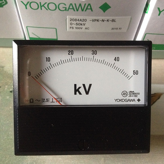 Japan YOKOGAWA Ammeter Voltmeter YOKOGAWA 2084 0 ~ 50KV 100V DC