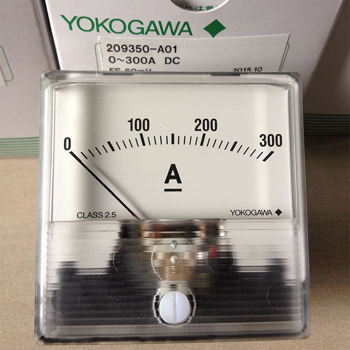 Japan YOKOGAWA Ammeter YOKOGAWA Voltmeter 209350-A01 DC 0 ~ 300A