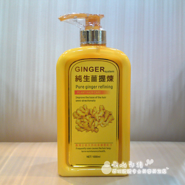 GINGER Taiwan Pure Ginger Ice treatment shampoo Mountain Ginger soothing refreshing cool shampoo 1000ml