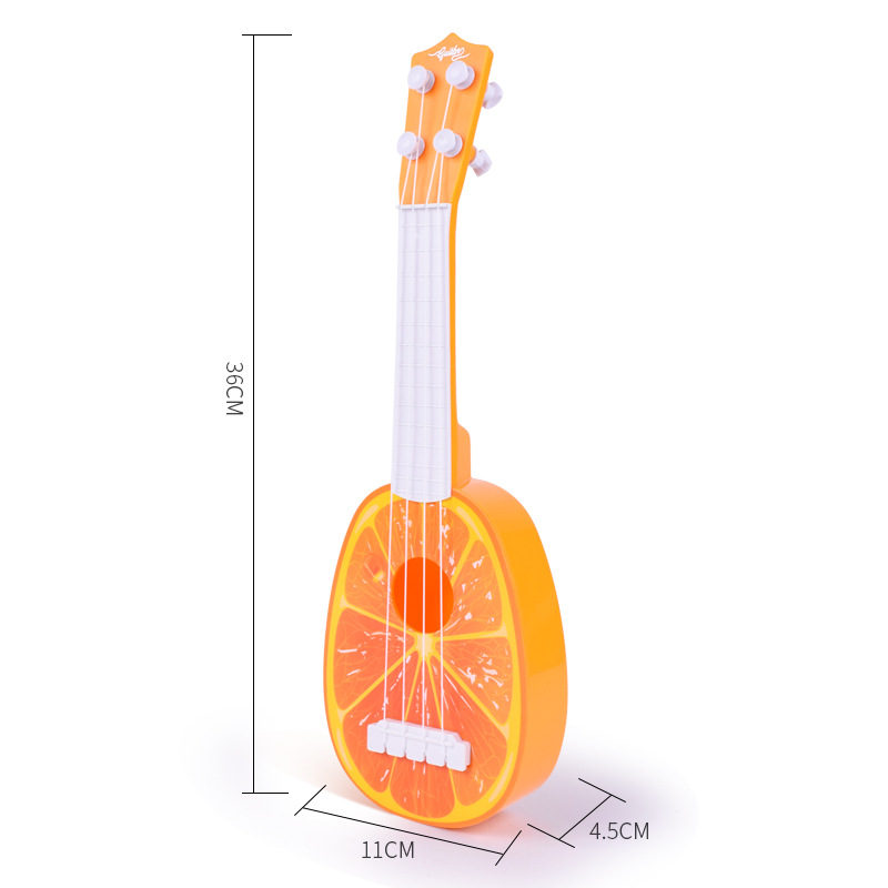 Có thể chơi nhạc cô gái ukulele mô phỏng trái cây guitar puzzle kids đồ chơi trẻ em đồ chơi bán buôn